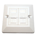 4 port face plate, ethernet face plate rj45 wall plate,rj45 socket wall face plate with cheap price